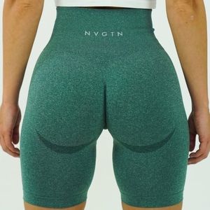 NVGTN Forest Green Biker Shorts NEW - M
